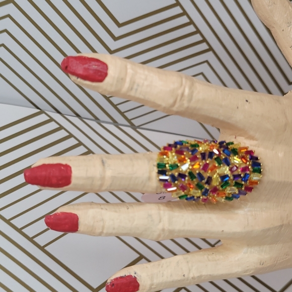 Ring size8 sterling - Picture 4 of 4